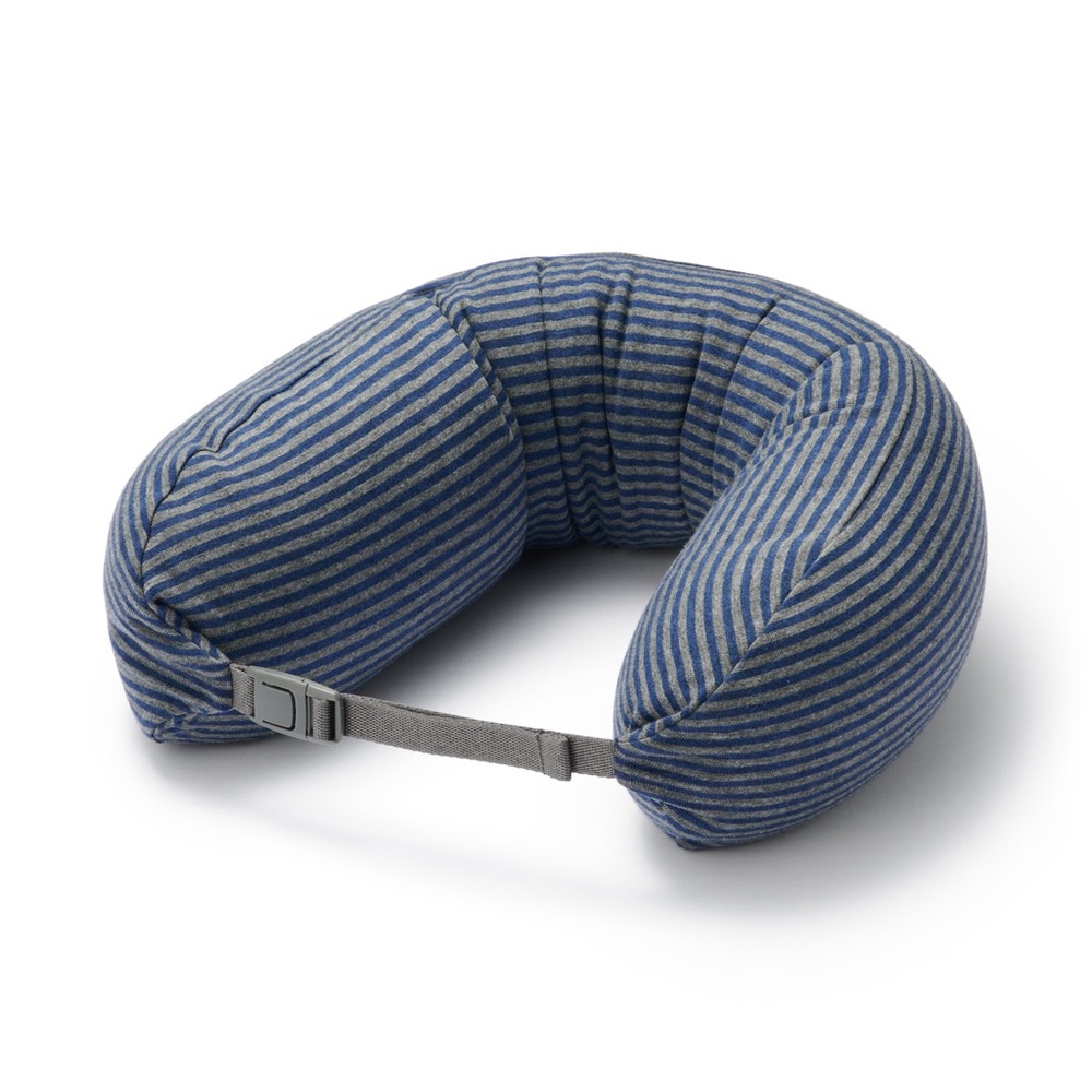 Muji Striped Travel Neck Pillow